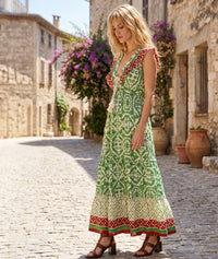 Robe longue Bali - rouge