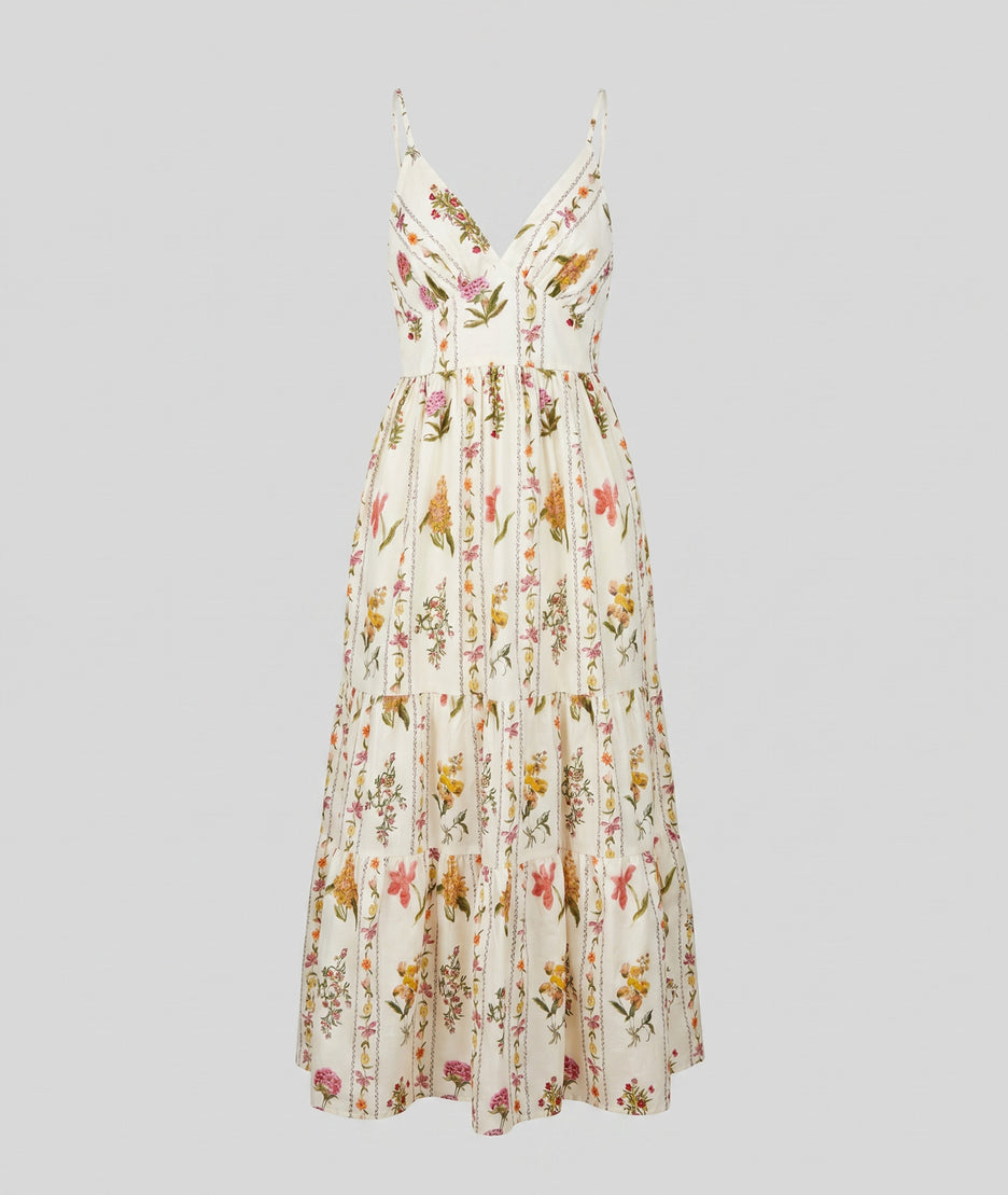 Robe Carla beige face — marque Carnaby