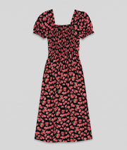 Robe Courtney arrière noir fond uni  look été romantique Carnaby