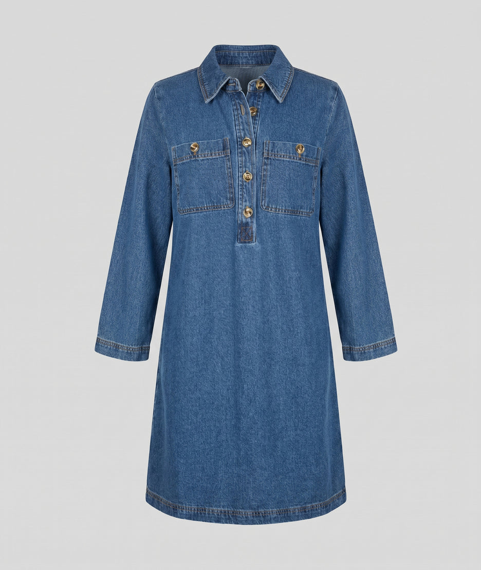 Robe Leni en jean face — marque Carnaby