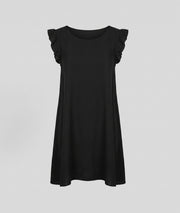 Robe courte Lilouanne fluide - noir