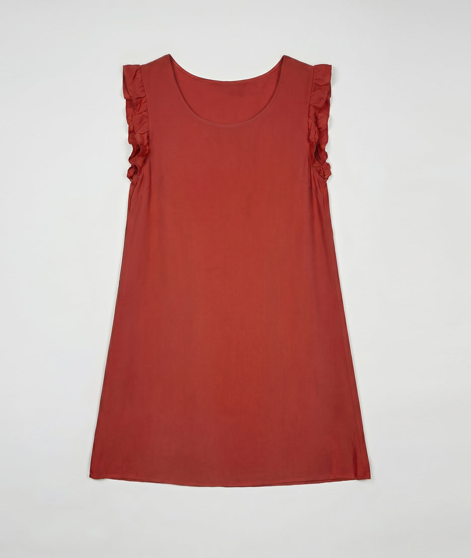 Robe Lilouanne rouge face — marque Carnaby