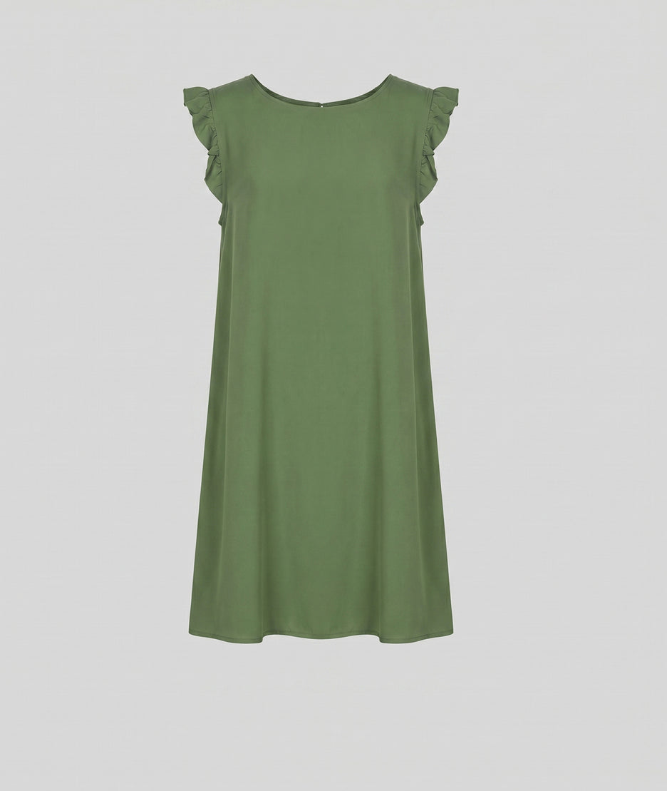 Robe Lilouanne vert face — marque Carnaby