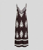 Robe Marla choco/blanc dos — marque Carnaby