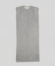 Longue robe t-shirt Paula - gris