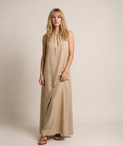 Robe Roma taupe face — marque Carnaby