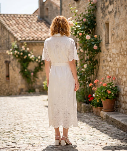 Robe Sanna blanche face arrière— Carnaby