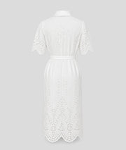 Robe Sanna blanche dos — marque Carnaby