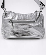Sac à mains strass Calie argentée dos