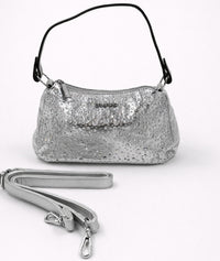 Sac à mains Calie strass - gris
