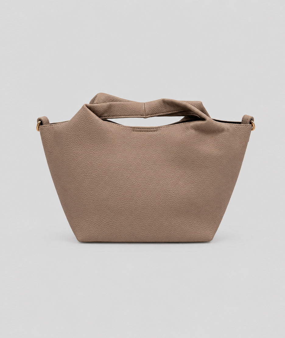 Sac Danny beige en similicuir avec pochette intégrée — marque Carnaby
