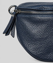 Sac banane Gallia marine avec bandoulière à motifs