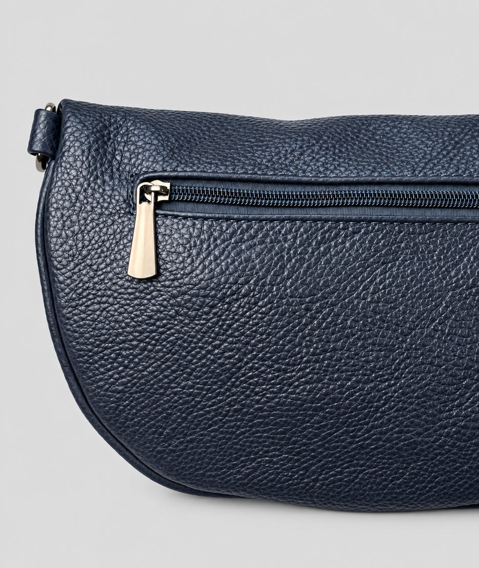Sac banane Gallia marine avec bandoulière à motifs