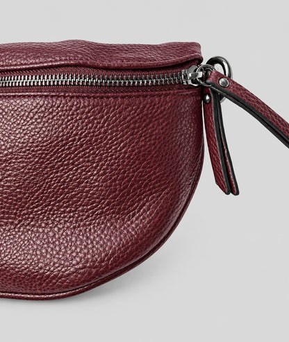 Sac banane Gallia rouge avec bandoulière à motifs