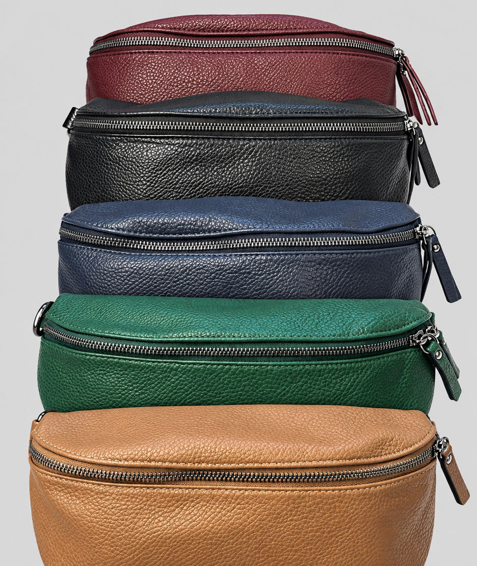 Sac banane Gallia avec bandoulière - marine