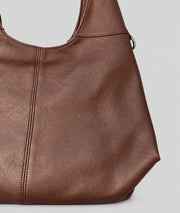 Sac hobo femme Gloria choco en similicuir