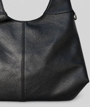 Sac hobo femme Gloria noir en similicuir