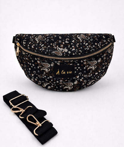Sac à mains Vita noir face