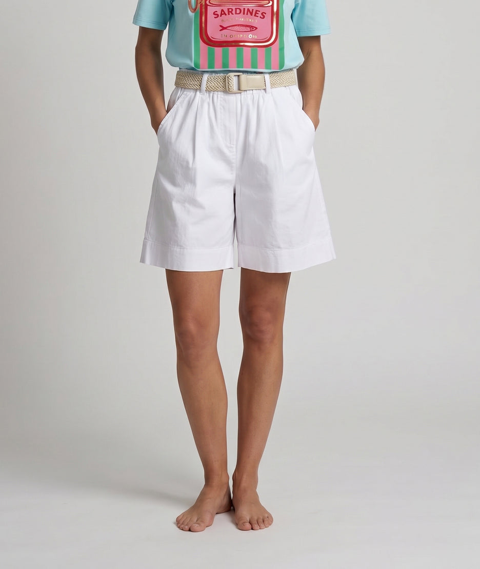 Bermuda Anita blanc face — marque Carnaby