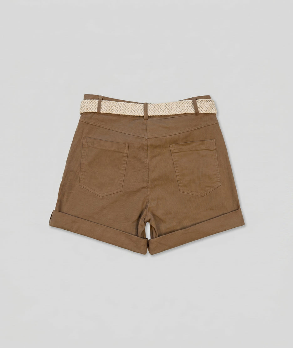 Short Camille camel dos — marque Carnaby