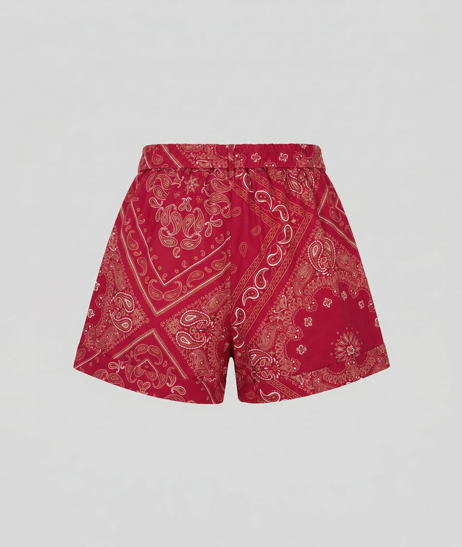 Bermuda Lila rouge dos — marque Carnaby