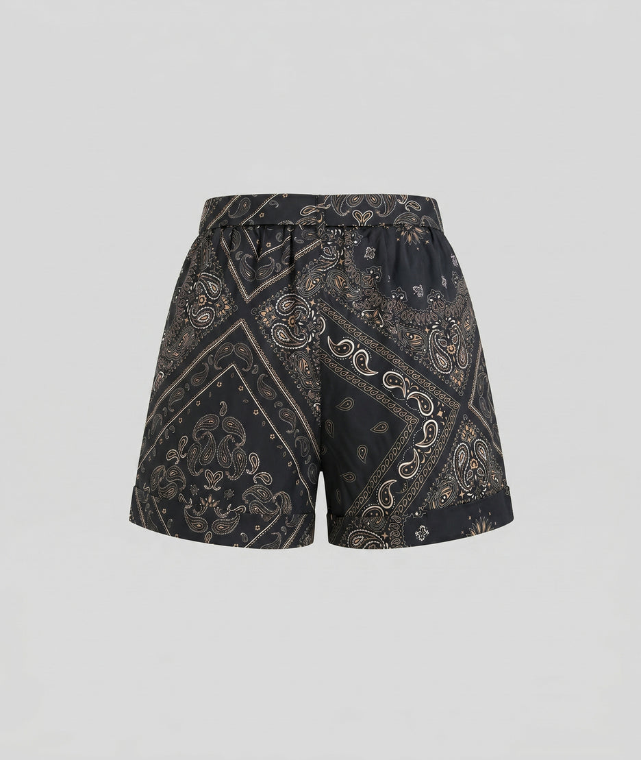 Bermuda Lila noir dos — marque Carnaby