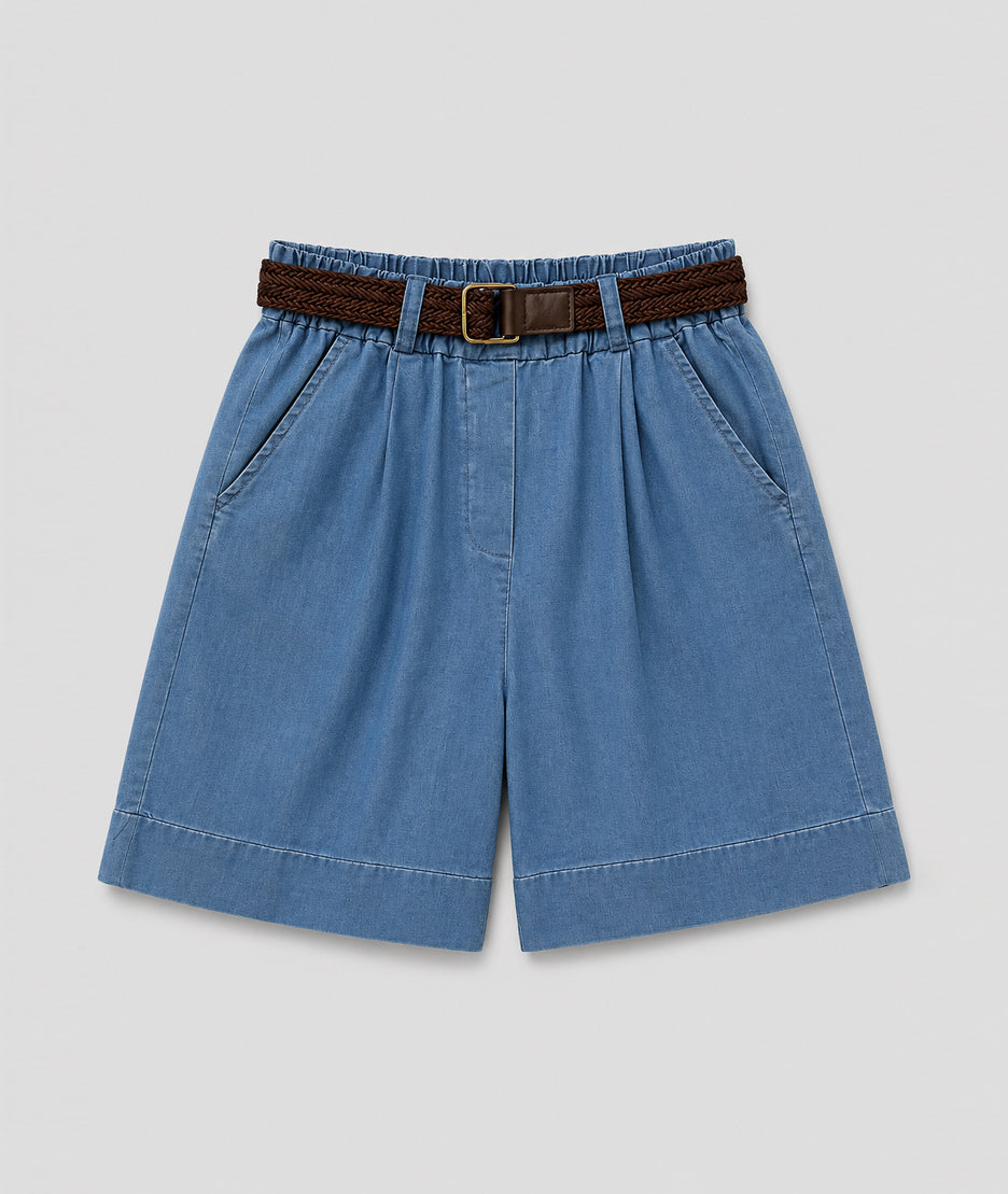 Bermuda Jennifer en jean face — marque Carnaby