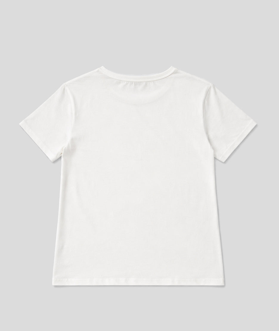 T-shirt Adrianna uni blanc dos