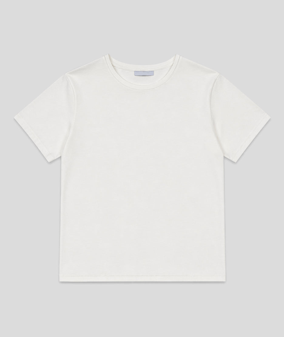 T-shirt Adrianna uni blanc face