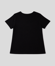 T-shirt Adrianna uni - noir