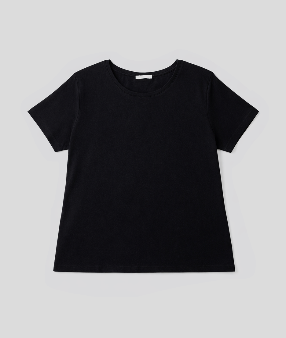 T-shirt Adrianna uni - noir