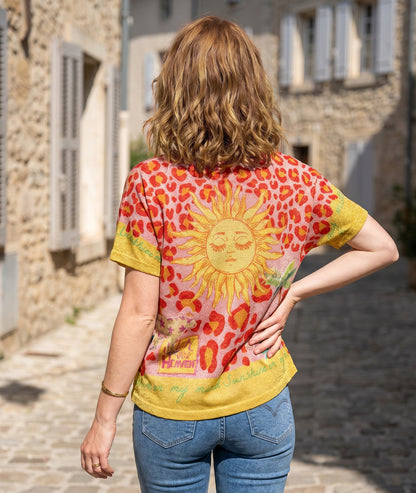 T-shirt Heaven rouge dos — marque Carnaby