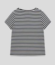 T-shirt Marinière marine dos — marque Carnaby