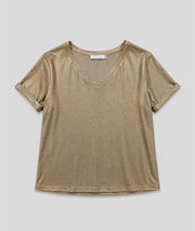 T-shirt Modale jaune face — marque Carnaby