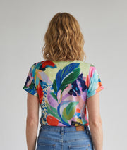T-shirt Occita imprimé abstrait - multi
