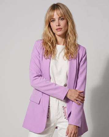 Blazer Alex droit lilas face