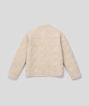 Veste Altha beige matelassée motifs cœur & fleur - beige