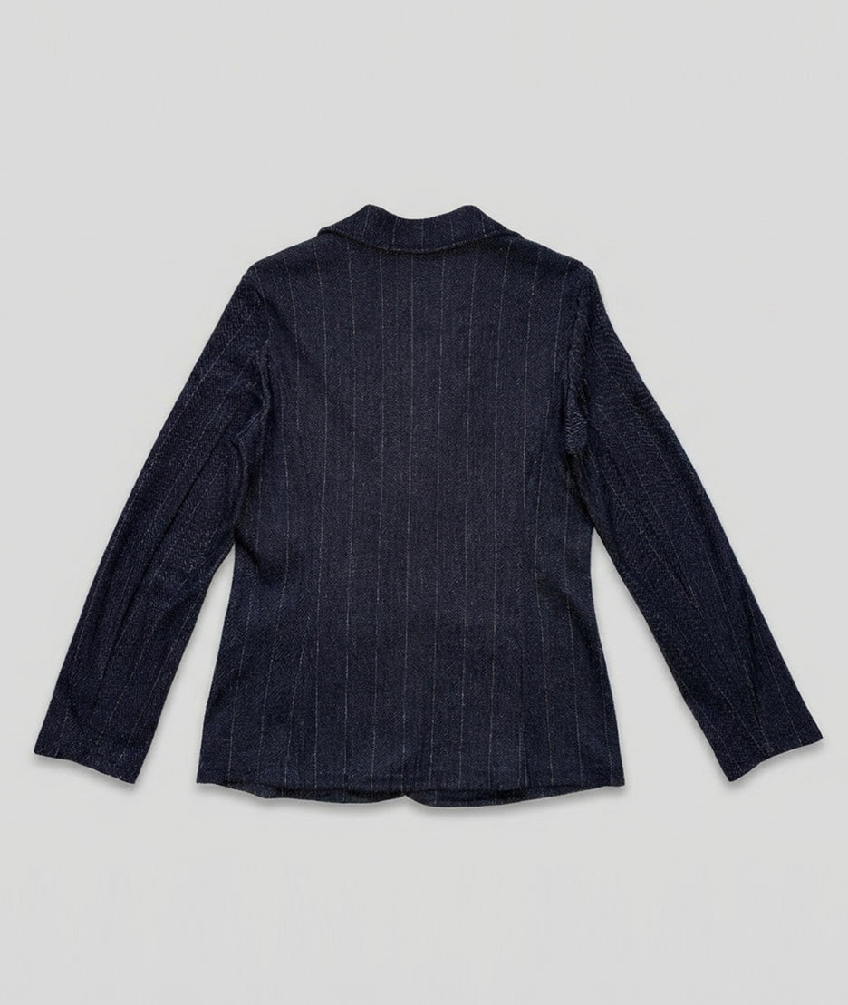 Veste blazer à rayures Cindy marine dos