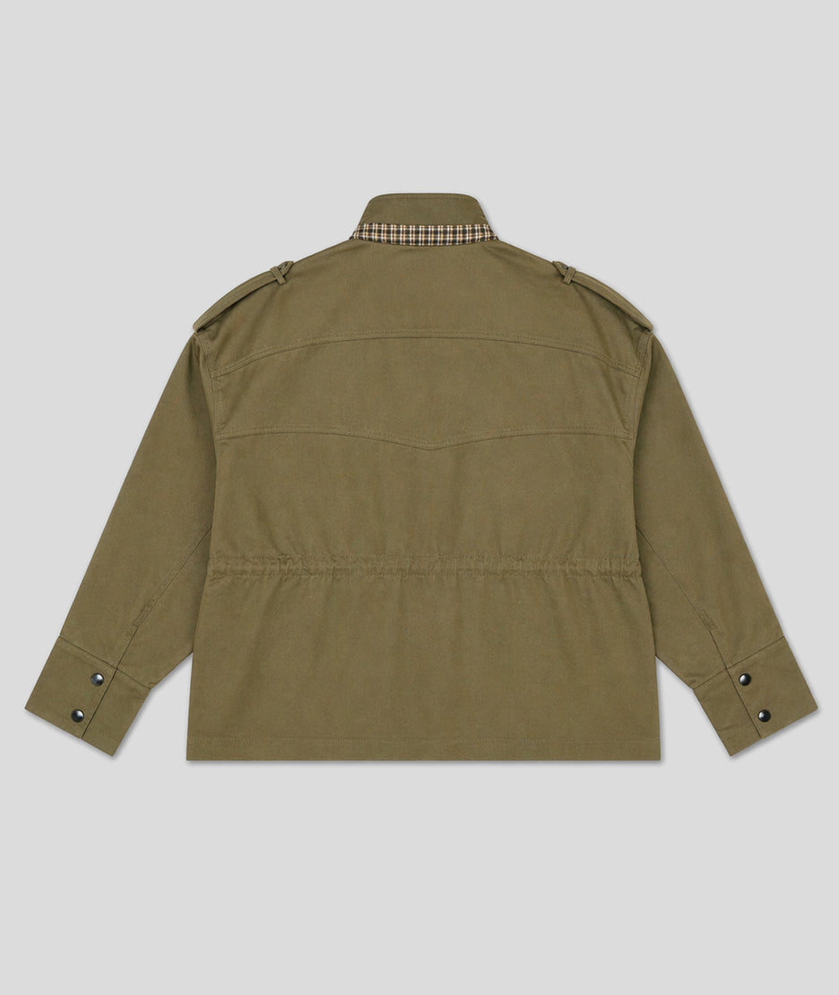 Veste Kaki esprit saharienne kaki dos